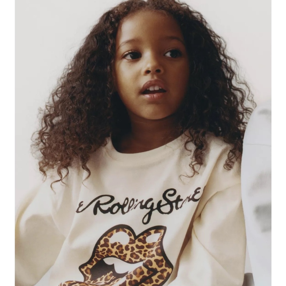 ZARA ROLLING STONES PRINTED T-SHIRT